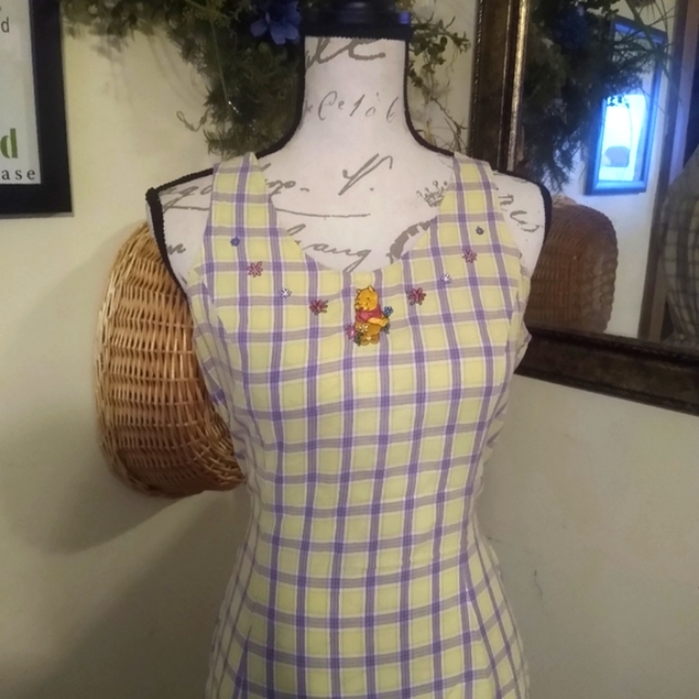 Vtg Winnie The Pooh Disney Dress